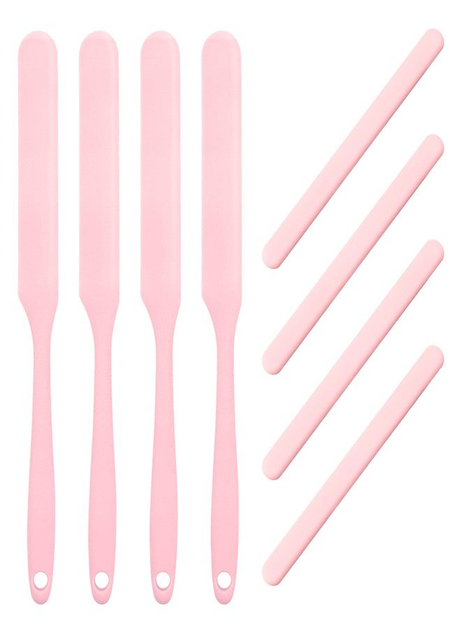 CATOSUM 8Pcs Reusable Silicone Wax Applicator Non- Non-Stick Hair Removal Tool for Face, Body, Brows, Spatula Hard Wax Scraper Easy-Clean At-Home or Salon Use - Image 1